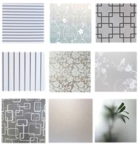China Etched removable glass window film wholesale