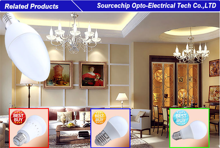 5W fancy LED candle bulk supply