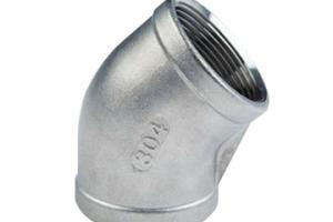 China 316L 4 Threaded Elbow Stainless Steel Pipe Fittings wholesale