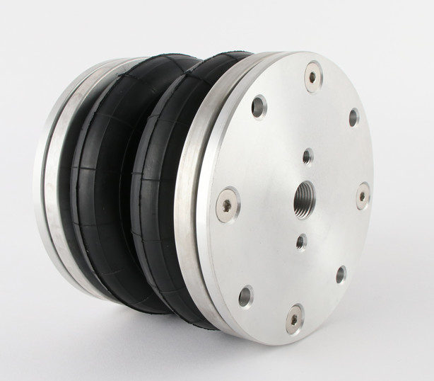 Aluminum Alloy 2 Lobes Dunlop Air Spring Mixture Of Elastomers And Textile Reinforcement -30°C to 70°C