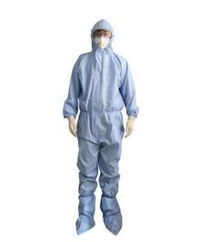 China Sms Safety Disposable Protective Coverall With Attached Hood For Hospital wholesale