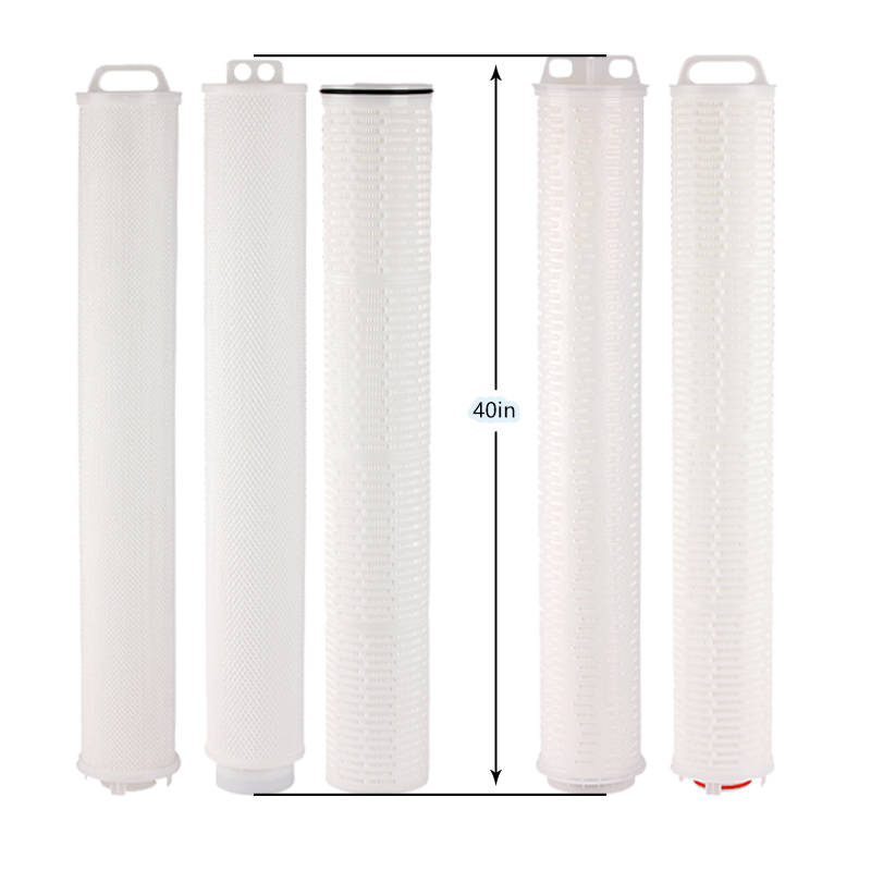 Water Filter Huiston High Flow PP Pleated Filter Cartridge for Industrial Water Treatment