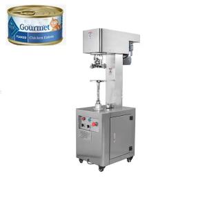 China Semi Automatic Industrial Packing Machines 3700W Can Sealer Machine wholesale