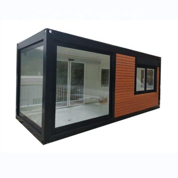 20ft Prefabricated Wooden House Steel Frame Tiny Home for Forest Residential Container Mobile Prefabricated Houses Sale