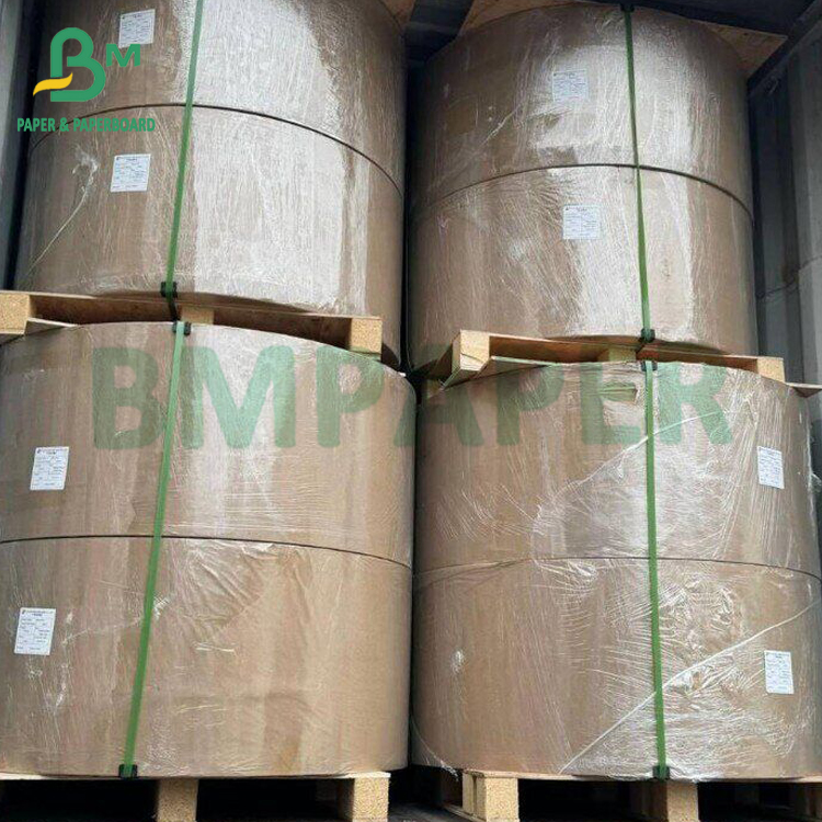 Kraft Color Silicon One Sided Coated Release Paper 60GSM 80GSM For Sticker 
