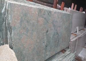 China Teal Green Popular Large Granite Slabs , Paradise Natural Granite Kitchen Slab wholesale