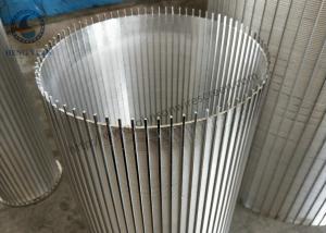 China 304 Grade Johnson Screen Filter Basket , Water Treatment Wire Mesh Drum wholesale
