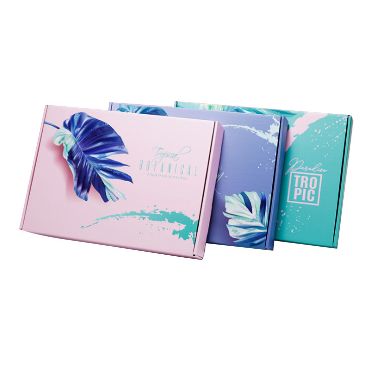 Recyclable Material Corrugated Paper Box For Gift & Clothing Packaging