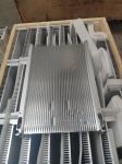 Electronic Enclosure Aluminum Heatsink Extrusion Profile Anodized 100% QC