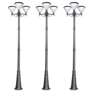China Aluminum Garden Outdoor Solar Light Optically Controlled 30w Waterproof wholesale
