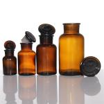 100ml Square Clear Medicine Bottles High Borosilicate Glass