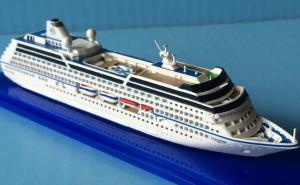 China Oceania Insignia Cruise Ship Large Scale Model Ships wholesale