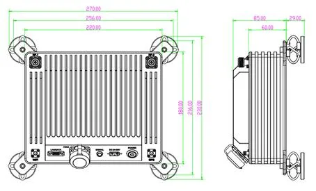 Fpga High Power Long Range Uav Drone Video Data Radio Transceiver