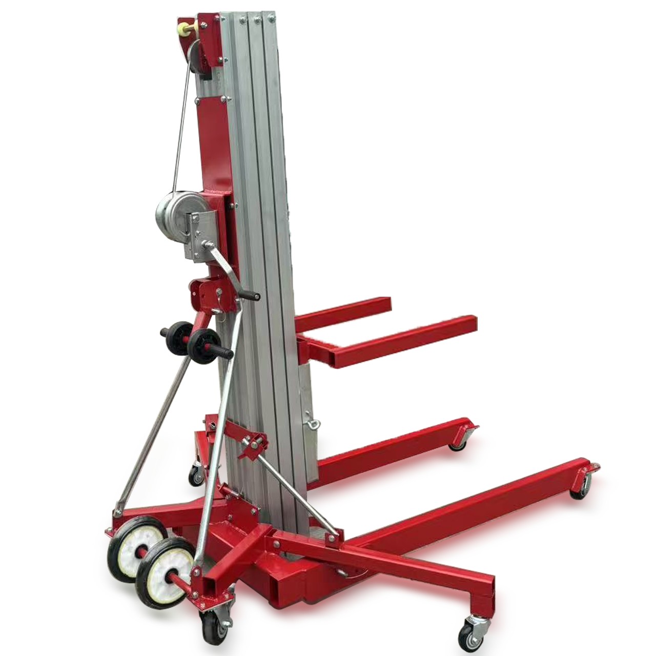 Manual Telescopic Aluminum Lift Ndash Lightweight Durable Elevation Tool For Temporary Workstations