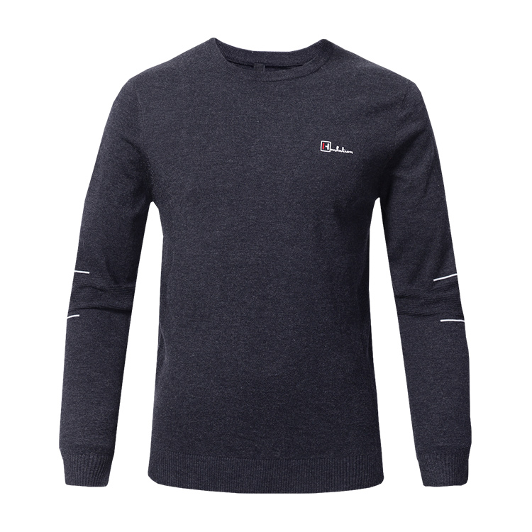 Guangzhou Clothing Fashionable Casual Cotton Knitting Sweaters for Men Custom Sweater Printing