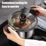 Custom Kitchen Pressure Cooker 24cm 304 Stainless Steel Pressure Cooker