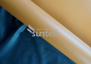 China Yellow Silicone Coated Glass Cloth for Emergency Fire Blanket wholesale