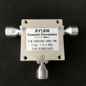 China N Connector 50W 1.8 to 3GHz Coaxial Circulator wholesale