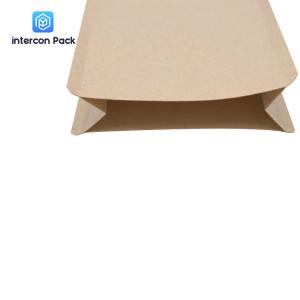 China Environmental Protection Gusset Packaging Bag Eight Side Seal Kraft Paper wholesale