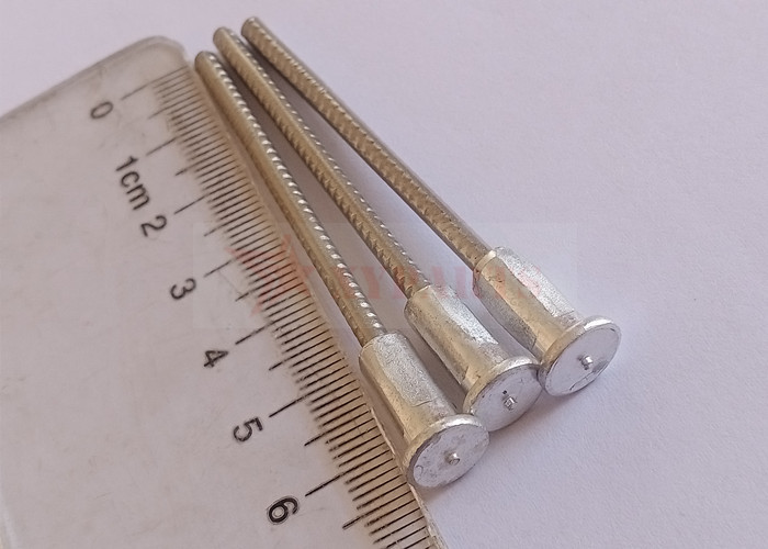 M3x65mm Bi Metallic Capacitor Discharge Cd Weld Pins With Aluminum Flange For Marine Insulation