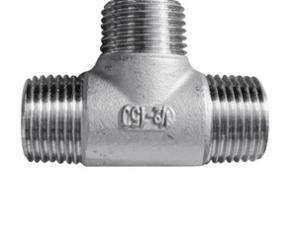 China OEM 3/4 Inch Stainless Steel Threaded Reducing Tee For Connection wholesale