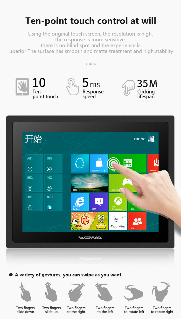12.1 Inch Win i3 i5 Aluminum Industrial PC Touch Screen All in One Mini Tablet PC Fanless