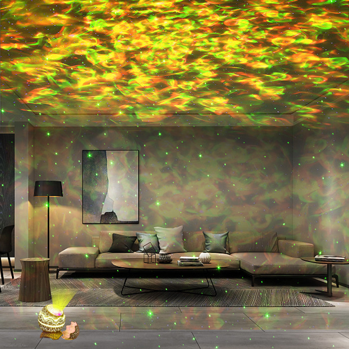 Bedroom Timing Dinosaur Egg Night Light Star Projector Multicolor