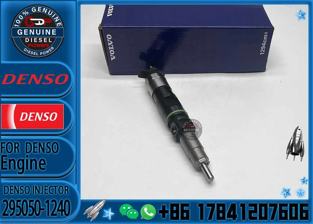 New Fuel Injectors 295050-1240 21785960 095000-1240 295050-124# G3S58 for Denso VOL PENTA TAD851VE TAD853VE