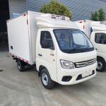 1-2 Tons Right Hand Drive FOTON Trucks Mini Freezer Box Truck