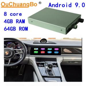 China Ouchuangbo upgrade original car screen to android 9.0 4GB RAM 64GB ROM for 12.3 inch screen Porsche Panamera 2017 wholesale