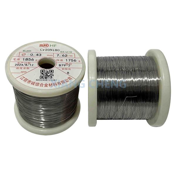 Cr20Ni80/80Ni20Cr/NiCr8020 Nickel Chromium Wire Alloy Heating Element Anti