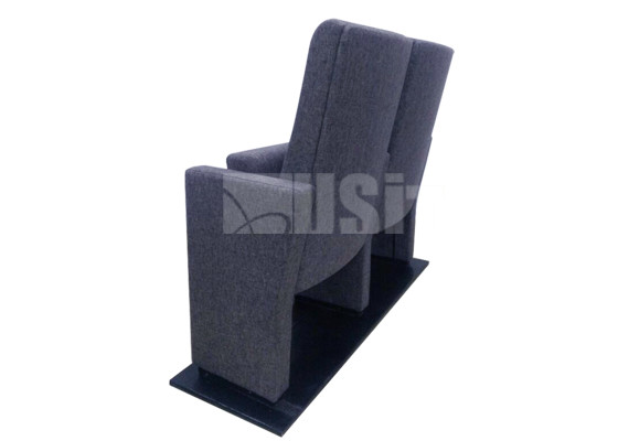 Wood Sideboard Auditorium Theatre Seating , Cushioned Chairs For Churches USIT