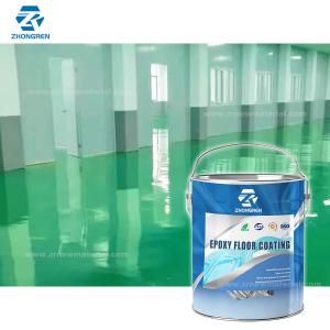 China OEM Blue Green Colorful Floor Epoxy Paint For Parking Lots Eviromental Friendly wholesale