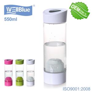China Plastic Protable Alkaline Energy Water Bottle 550ml BPA Free For Health Care wholesale