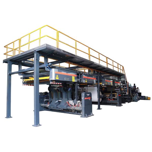 Paper roll handling machine