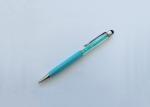 Crystal Twist Metal Pen with Stylus Pen for promotion with laser logo(M3001A)