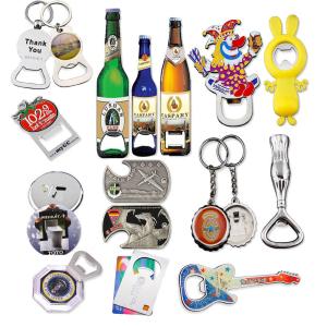 China Musical Beer Opener Keychain Stainless Steel Material OEM/ODM Available wholesale