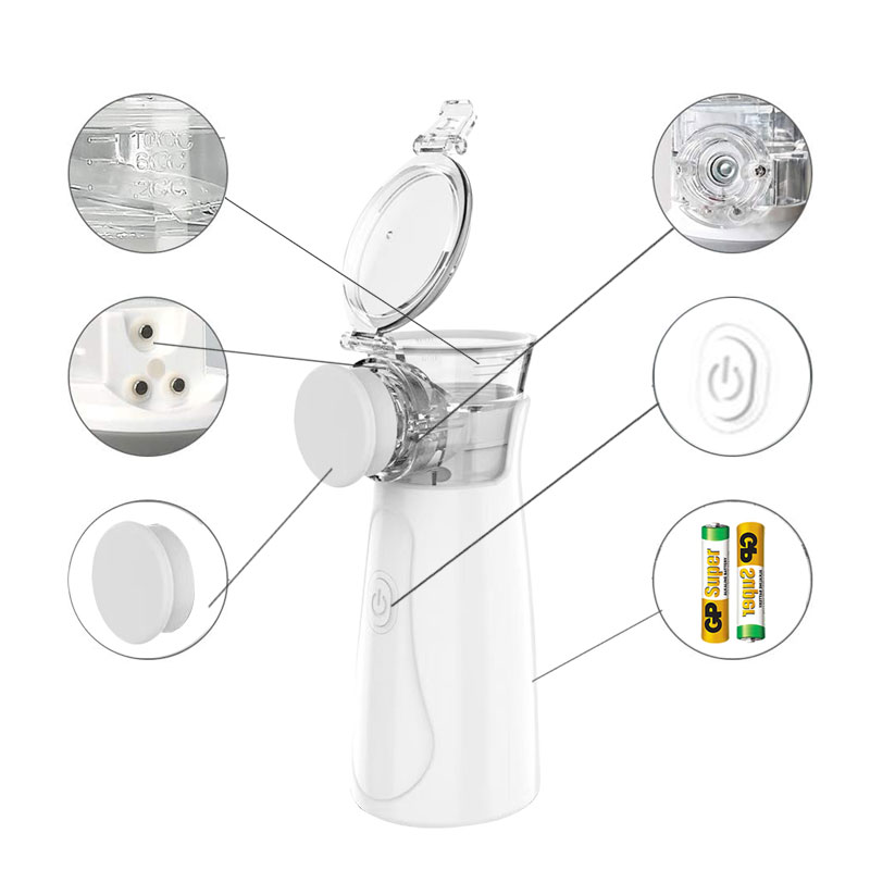 Mute Mini Portable Inhaler Mesh Nebulizer Respiratory Problem Nebulizer Machine