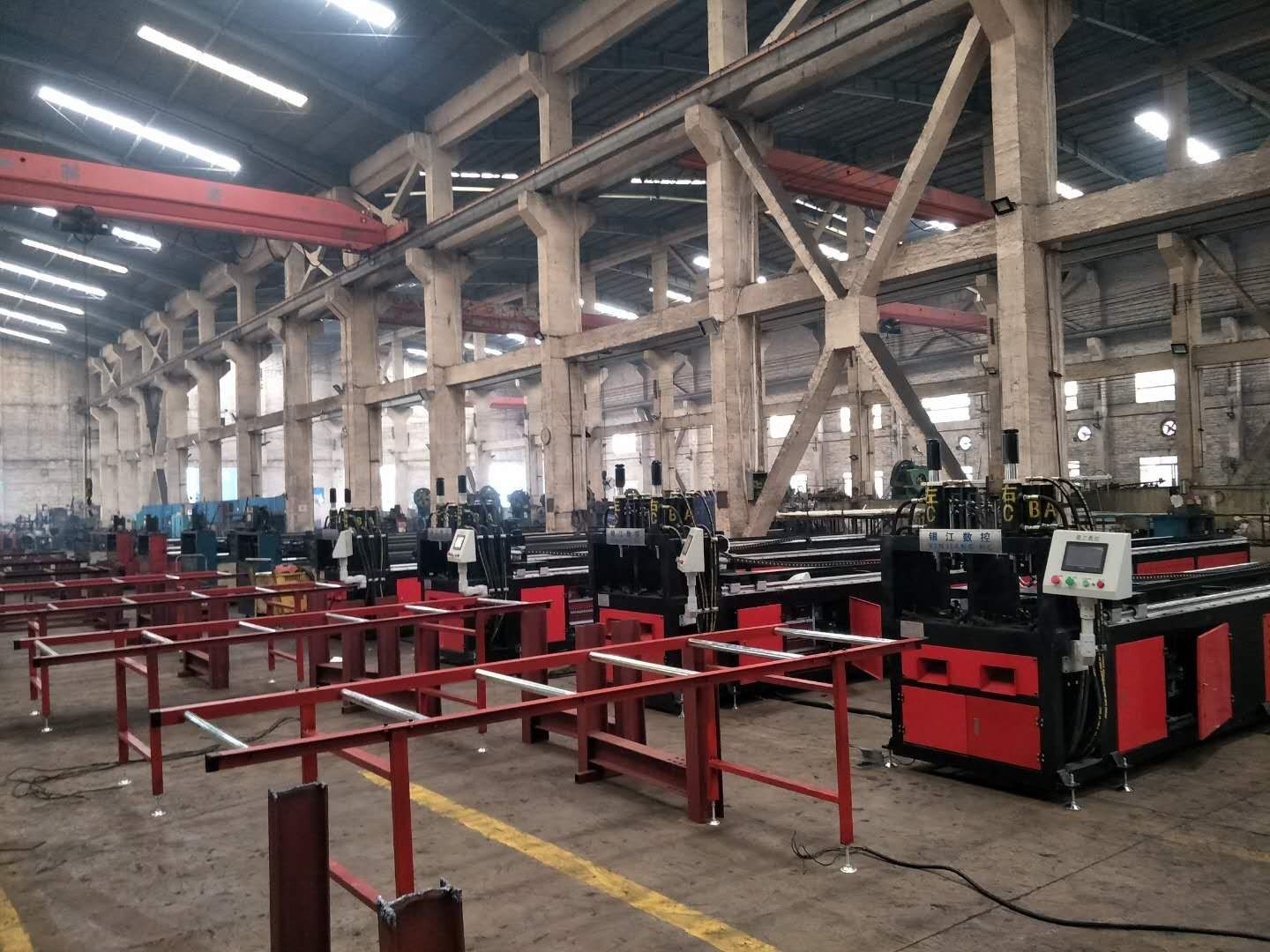 Automatic 12mm Thick Angle Steel High Speed PLC Stamping Machine