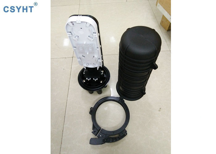 120Fibers Dome closure vertical Splice Closure for Aerial Pole Mount IP68 with UV protection outdoor closure