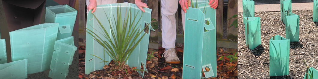 Coroplast Plastic Tree Trunk Covers Corrugated Plastic Tree Guard Protection