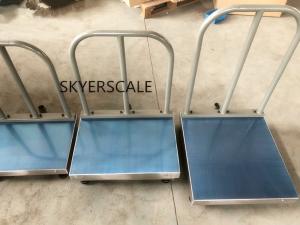 China Carbon Steel 150kg Electronic Bench Weighing Scale 300x400mm wholesale