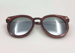 Round retro style acetate sSunglasses Women UV protection 400