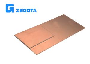 China High Extensibility Copper Clad Steel Sheet , Copper Clad PCB Sheet wholesale