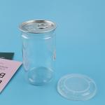 350ml Transparent 100MM EOE Cookies Plastic Food Cans