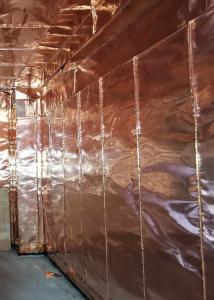 China 4oz 0.14mm Faraday Cage Metal Sheet Copper Foil Shielding wholesale