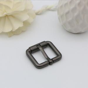 China Custom Bag Accessories Western 24.9 MM Matte Gunmetal Color Metal Italy Pin Buckle Belt Buckle wholesale