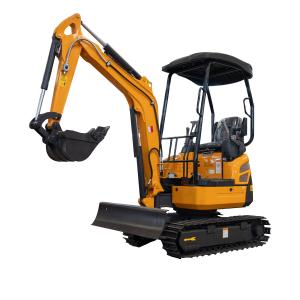 China XN16 Mini Wheeled Excavator 1.6 Tons hydraulic backhoe wholesale
