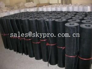 China Commercial grade 1mm / 2mm rubber sheet rolls 3800mm wide maximum wholesale
