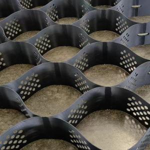 China Perforated Surface Hdpe Geocell Reinforcement 100mm150mm wholesale